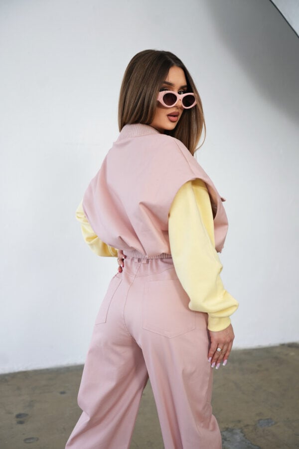 Kamizelka damska BG Georgia | puder róż Kamizelka damska BG Georgia | puder róż