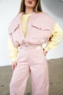 Kamizelka damska BG Georgia | puder róż Kamizelka damska BG Georgia | puder róż