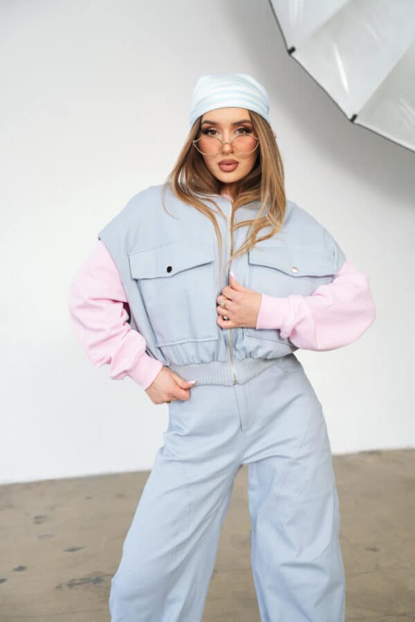 Kamizelka damska BG Georgia | błękit