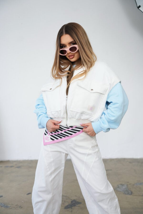 Kamizelka damska BG Georgia | biały