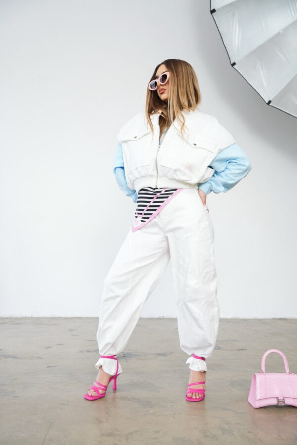 Kamizelka damska BG Georgia | biały