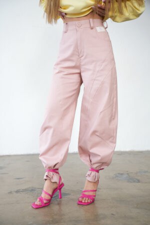 Spodnie damskie BG Ginny | puder róż