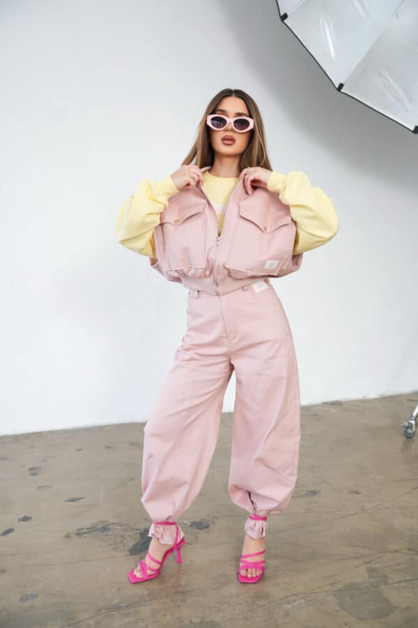 Spodnie damskie BG Ginny | puder róż Spodnie damskie BG Ginny | puder róż