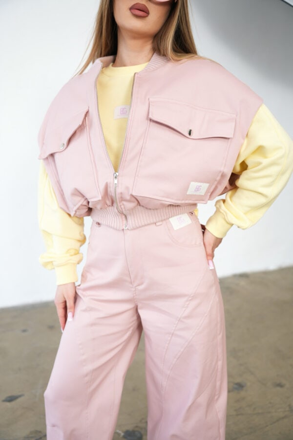 Spodnie damskie BG Ginny | puder róż Spodnie damskie BG Ginny | puder róż