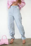 Spodnie damskie BG Ginny | błękit Spodnie damskie BG Ginny | błękit