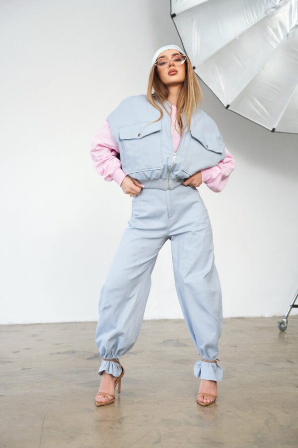 Spodnie damskie BG Ginny | błękit Spodnie damskie BG Ginny | błękit