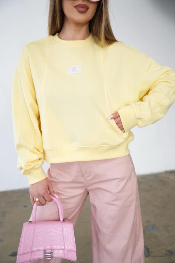 Bluza damska BG Catch | banan