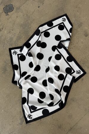 Apaszka BG Apart | czarny kropki