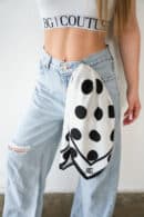 Apaszka BG Apart | czarny kropki