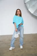 T-Shirt damski BG Ocean | turkus T-Shirt damski BG Ocean | turkus