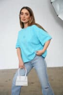 T-Shirt damski BG Ocean | turkus T-Shirt damski BG Ocean | turkus