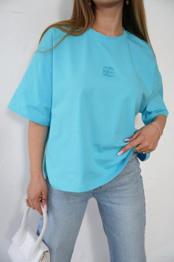 T-Shirt damski BG Ocean | turkus T-Shirt damski BG Ocean | turkus