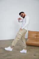 Spodnie męskie BG Deal | beż