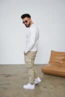 Spodnie męskie BG Deal | beż