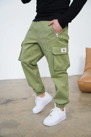 Spodnie męskie BG Deal | khaki