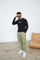 Spodnie męskie BG Deal | khaki Spodnie męskie BG Deal | khaki