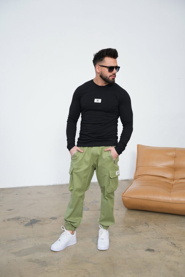 Spodnie męskie BG Deal | khaki Spodnie męskie BG Deal | khaki