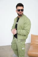 Kurtka męska BG Repeat | khaki Kurtka męska BG Repeat | khaki