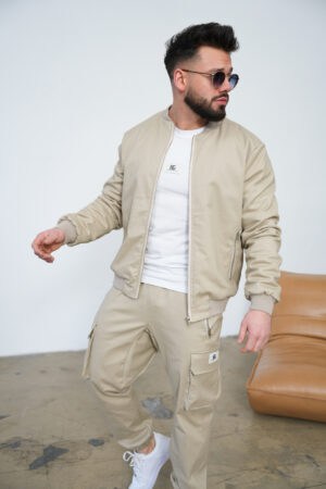 Kurtka męska BG Repeat | beż