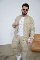 Kurtka męska BG Repeat | beż