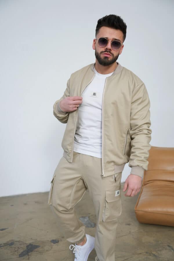 Kurtka męska BG Repeat | beż