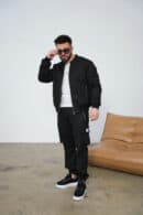 Kurtka męska BG Repeat | czarny Kurtka męska BG Repeat | czarny