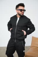 Kurtka męska BG Repeat | czarny Kurtka męska BG Repeat | czarny