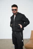 Kurtka męska BG Repeat | czarny Kurtka męska BG Repeat | czarny