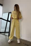 T-Shirt damski BG Micky | bananowy