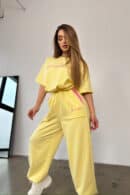 T-Shirt damski BG Micky | bananowy