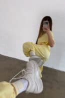 T-Shirt damski BG Micky | bananowy