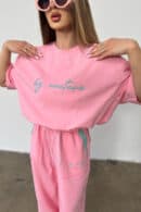 T-Shirt damski BG Micky | różowy