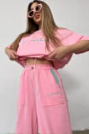 T-Shirt damski BG Micky | różowy