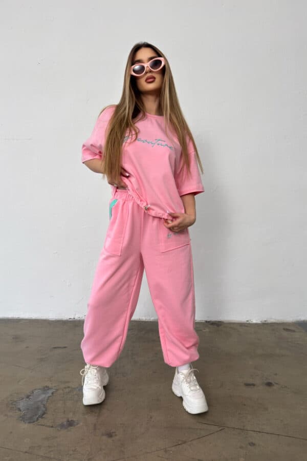 T-Shirt damski BG Micky | różowy