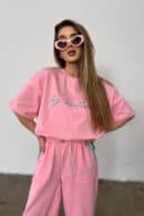 T-Shirt damski BG Micky | różowy