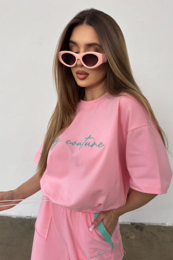 T-Shirt damski BG Micky | różowy