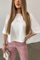 T-Shirt damski BG Esme | biały