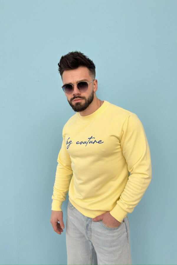 Bluza męska BG Early | bananowy