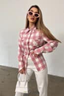 Koszula damska BG Rita | różowy Koszula damska BG Rita | różowy