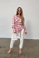 Koszula damska BG Rita | różowy Koszula damska BG Rita | różowy