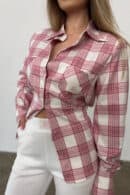 Koszula damska BG Rita | różowy Koszula damska BG Rita | różowy