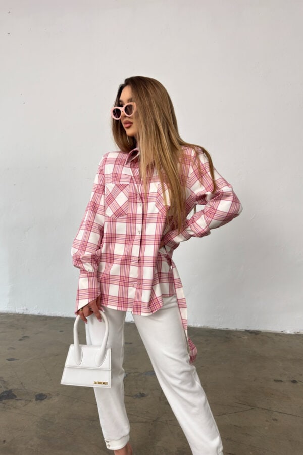 Koszula damska BG Rita | różowy Koszula damska BG Rita | różowy