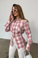 Koszula damska BG Rita | różowy Koszula damska BG Rita | różowy