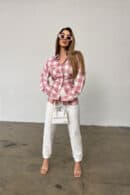 Koszula damska BG Rita | różowy Koszula damska BG Rita | różowy