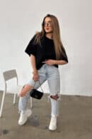 T-Shirt damski BG Ocean | czarny