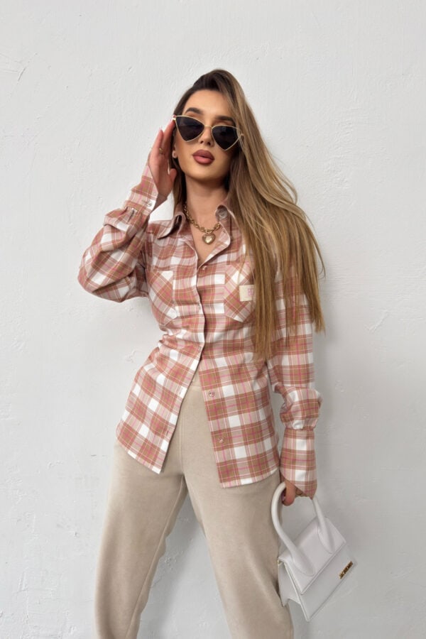 Koszula damska BG Rita | beżowy Koszula damska BG Rita | beżowy