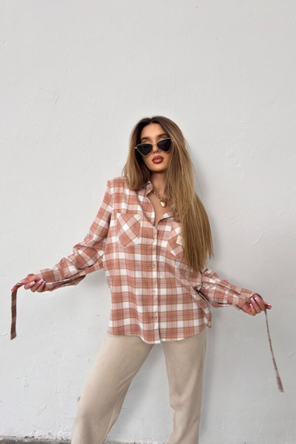 Koszula damska BG Rita | beżowy Koszula damska BG Rita | beżowy