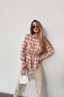 Koszula damska BG Rita | beżowy Koszula damska BG Rita | beżowy