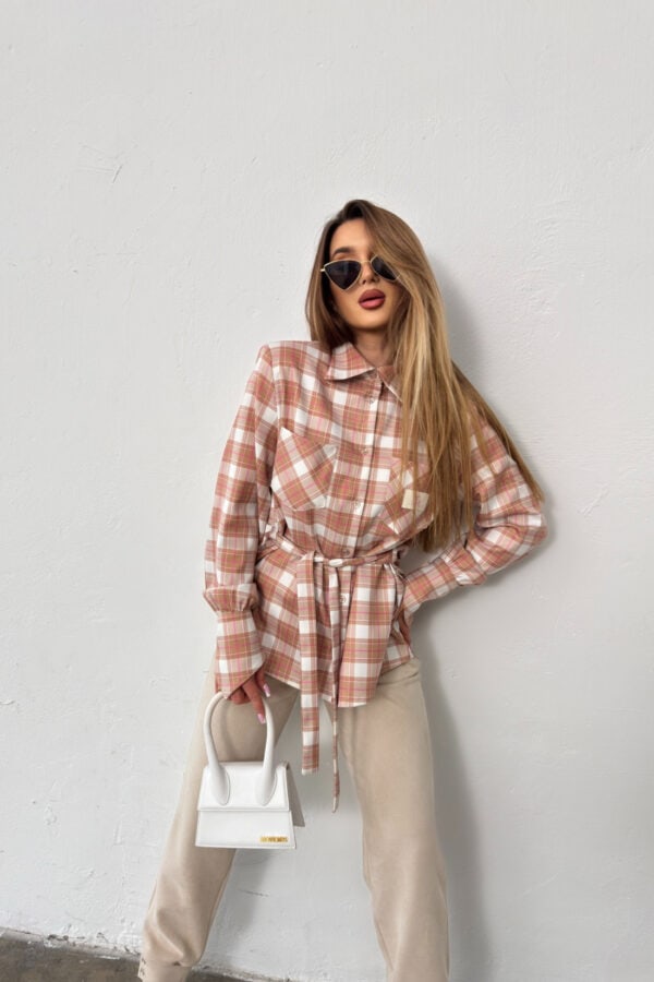 Koszula damska BG Rita | beżowy Koszula damska BG Rita | beżowy