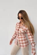 Koszula damska BG Rita | beżowy Koszula damska BG Rita | beżowy